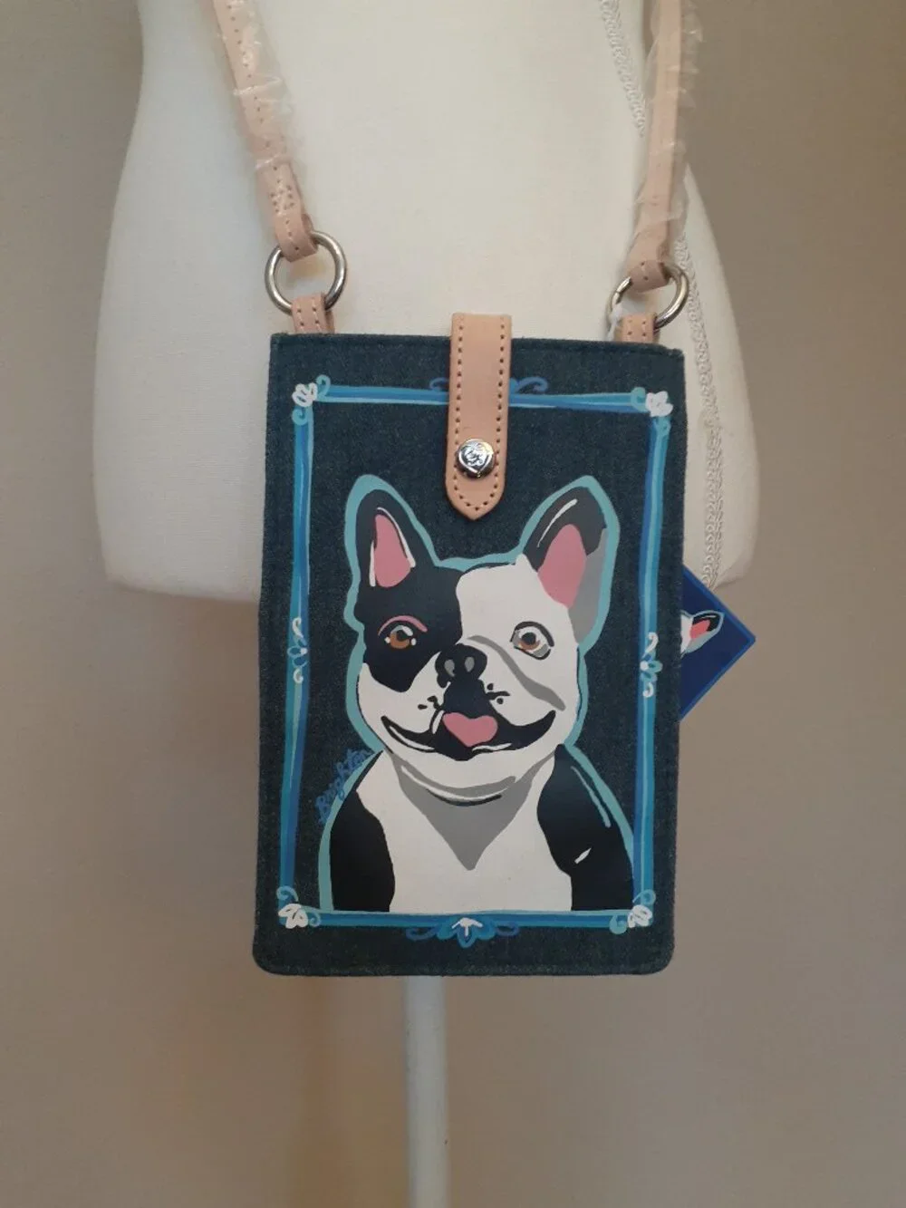 Brighton Buddy Denim Crossbody Pouch Bag